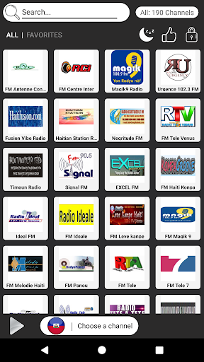 Android application Haiti Radio Stations - AM FM screenshort