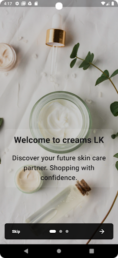 Android application Creams LK screenshort