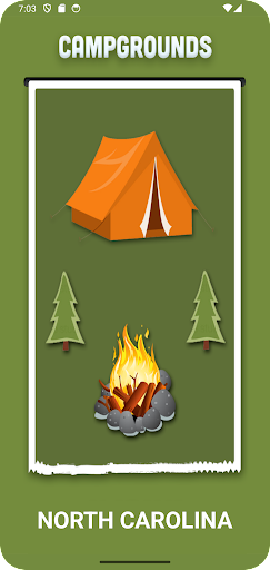 Android application North Carolina Campgrounds screenshort