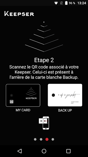 Android application KEEPSER screenshort