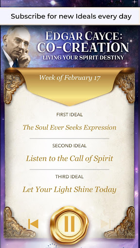 Edgar Cayce: Co-Creation Screen 2