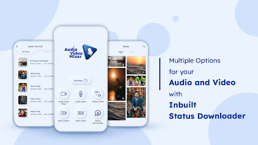 Android application Audio Video Mixer & Editor screenshort