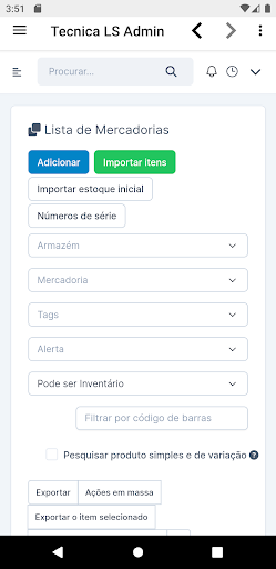 Técnica LS Admin Screen 2