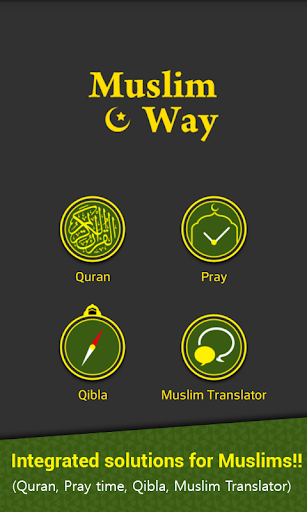 Android application Muslim Way- Quran, Azan, Qibla screenshort