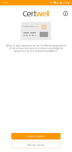 Android application Certwell screenshort