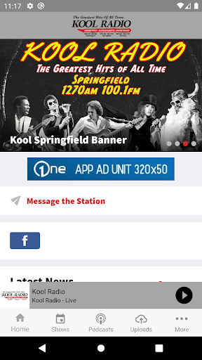 Android application Kool Radio screenshort