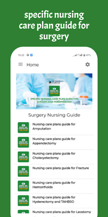 Surgery Nursing Care Plans - 2.3.1 - (Android)