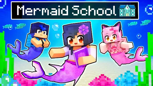 Cute Mermaid Skin Mod For MCPE