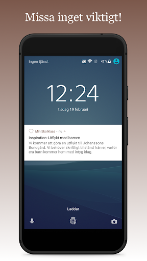 Android application Min Skolklass screenshort