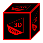Cover Image of डाउनलोड 3D Flat Red Icon Pack  APK