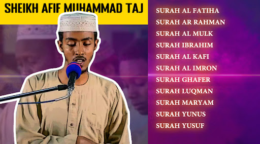 Android application Afif Muhammad Taj Quran Ofline screenshort