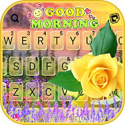Good Morning Rose Keyboard Background