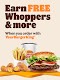 screenshot of Burger King App: Food & Drink