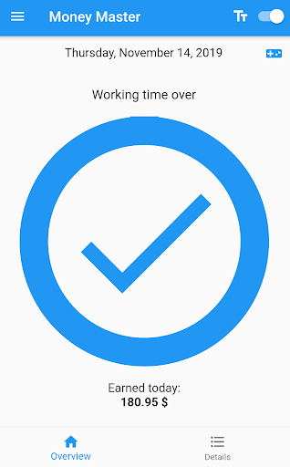 Money Master:Watch your salary Screen 2