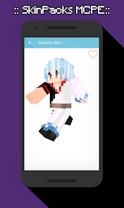 Screenshot 7 Skinpacks Gintama for Minecraf android