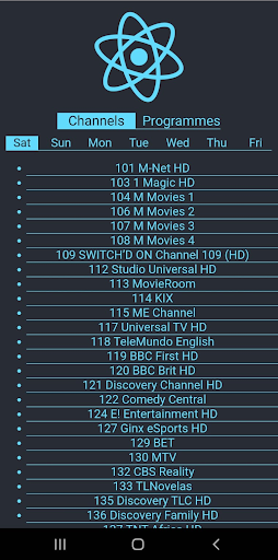 Android application South Africa Tv Guide screenshort