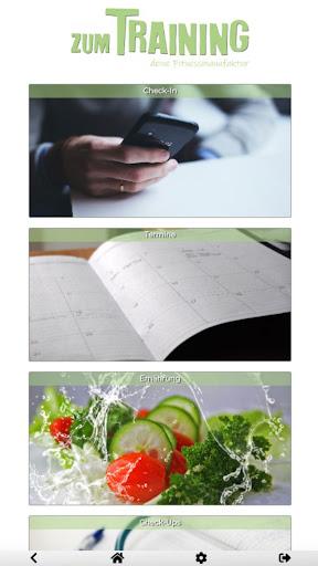 Android application zum Training screenshort