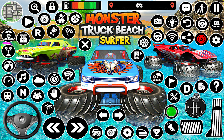 Monster Truck Water Surfing 3D - 1.1.4 - (Android)