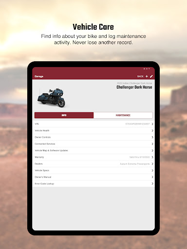 Screenshot of Indian Motorcycle®