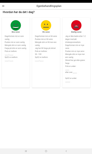 Egenbehandlingsplan Screen 3