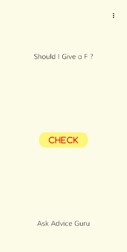 SIGAF - Should I Give A F ? Screen 2