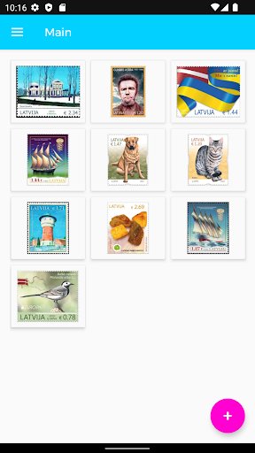 My Stamps Screen 3
