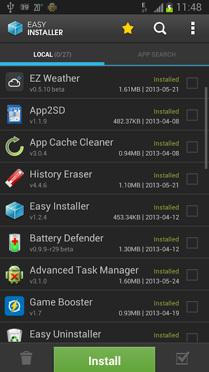 Easy Installer - Apps On SD - 3.1.9.52 - (Android)