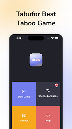 Android application Tabufor - House Party Game screenshort