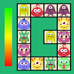 Connect: cute monsters & food Apk