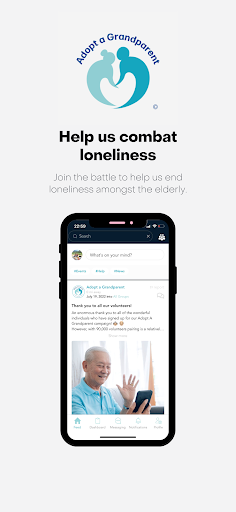 Android application Adopt a Grandparent screenshort