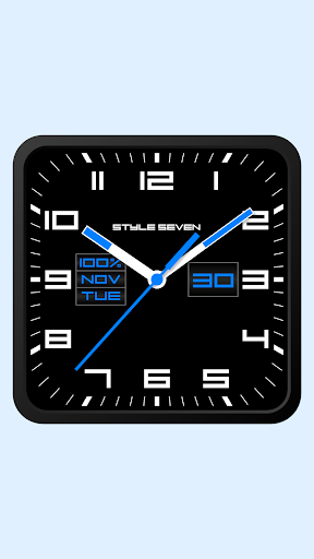 Square Analog Clock-7 Screen 3