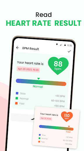 Heart Rate Monitor and Tracker Screen 2