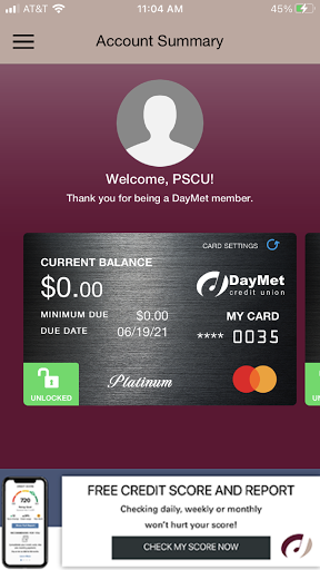 DayMet Cards Screen 2