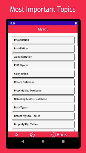 Learn MySQL Database Offline Tutorial