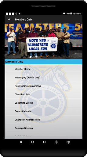 Teamsters 509 Screen 2