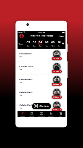 IronGrind True Fitness Screen 2
