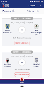 Indian Super League - Official App 8.15 APK screenshots 2