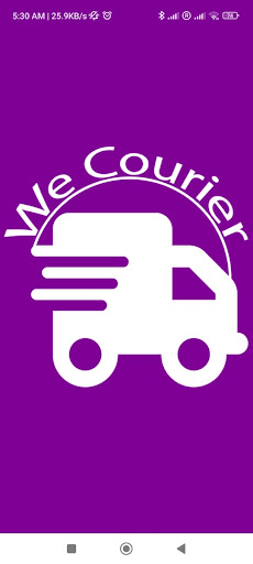Android application We Courier Merchant (NP) screenshort
