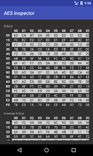 AES Inspector - Cipher Tool Screen 2