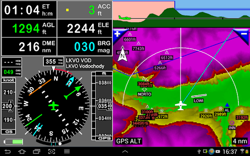 FLY is FUN Aviation Navigation Screenshot