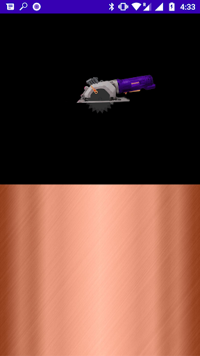 Saw machine simulator Screen 2