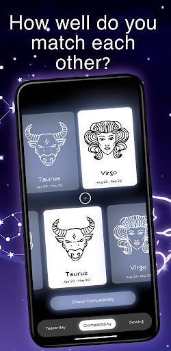 Android application Zodiac Pro Star Horoscope Live screenshort