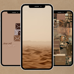 Cover Image of 下载 Brown Aesthetic Wallpaper HD.  APK