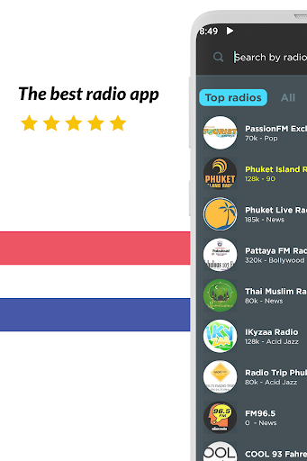 Radio Thailand FM online Screenshot 1 - AppWisp.com