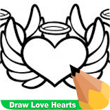 How To Draw Love Hearts icon