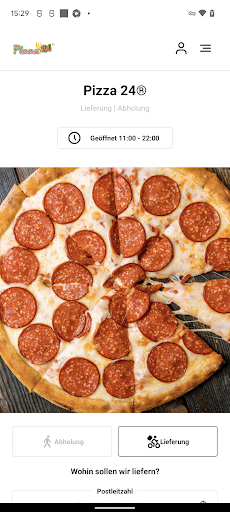 Android application Pizza 24 screenshort
