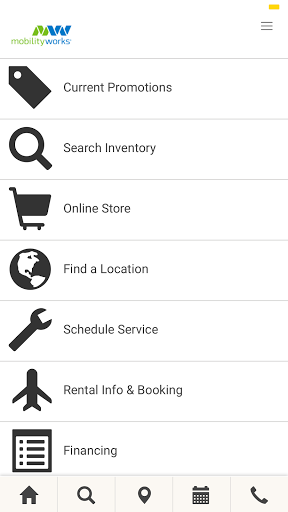 Android application MobilityWorks screenshort