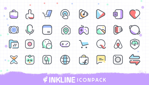InkLine IconPack - Personalization - apps
