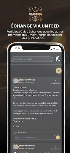 Android application Fumoir George screenshort