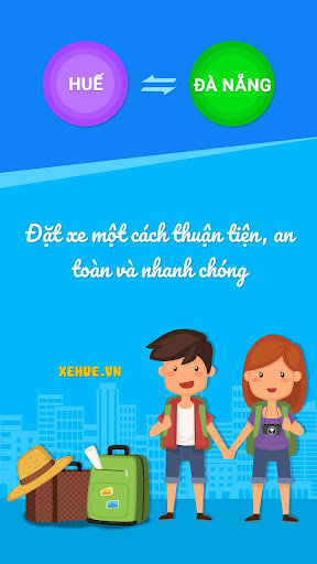 Android application Xe Huế screenshort